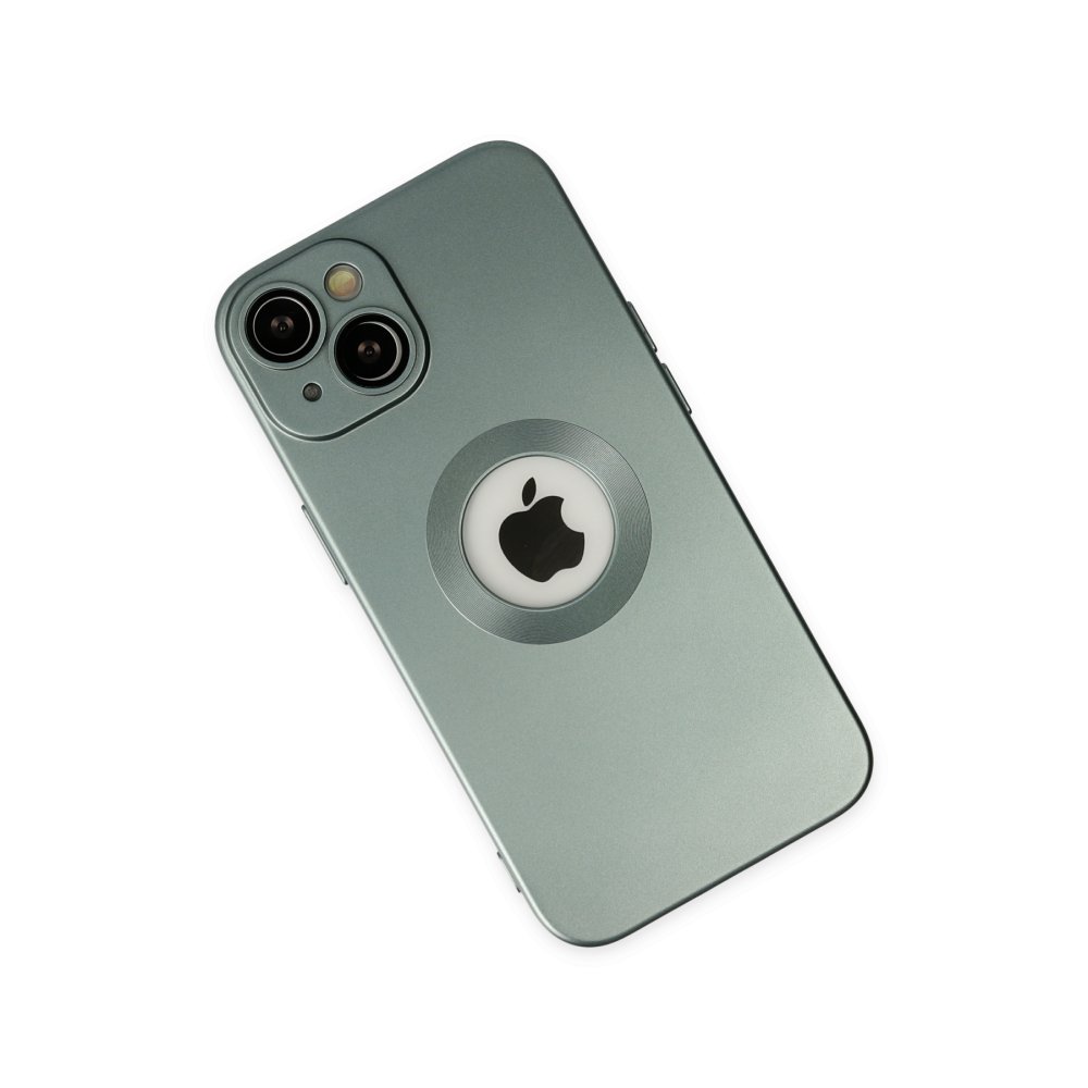 Newface iPhone 14 Kılıf Vamos Lens Silikon - Yeşil