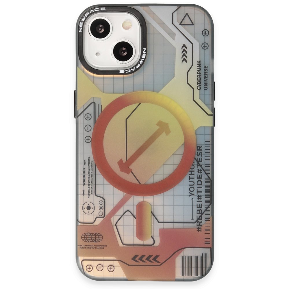 Newface iPhone 14 Kılıf Venüs Magneticsafe Desenli Kapak - Venüs - 6