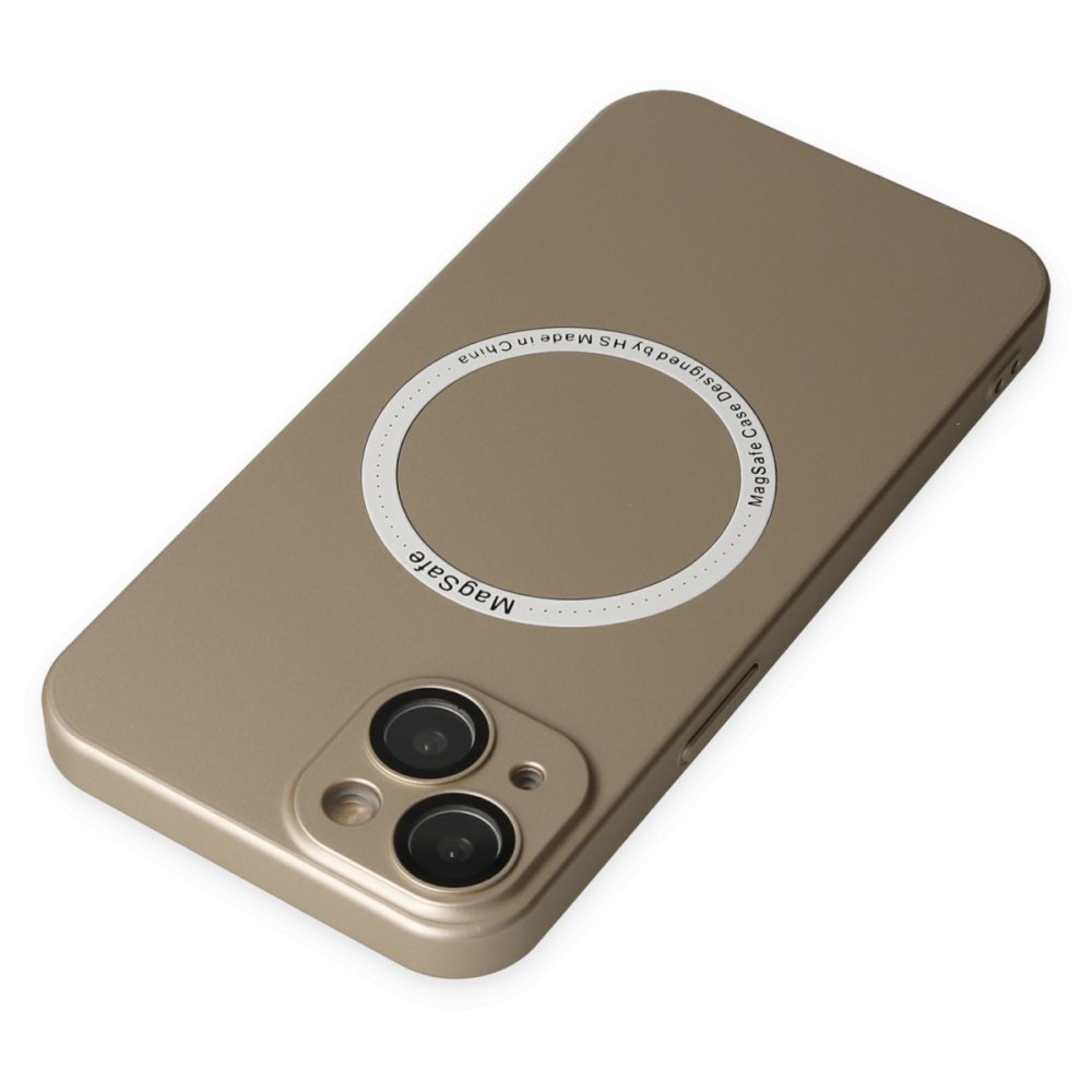 Newface iPhone 14 Plus Kılıf Jack Magneticsafe Lens Silikon - Gold