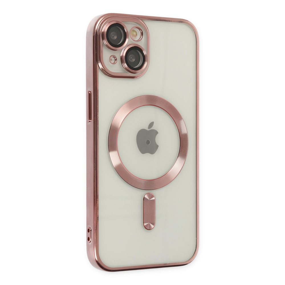 Newface iPhone 14 Plus Kılıf Kross Magneticsafe Kapak - Rose