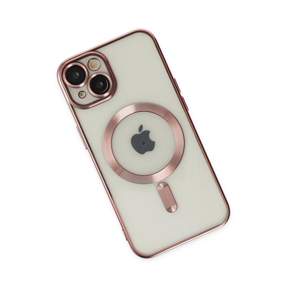 Newface iPhone 14 Plus Kılıf Kross Magneticsafe Kapak - Rose