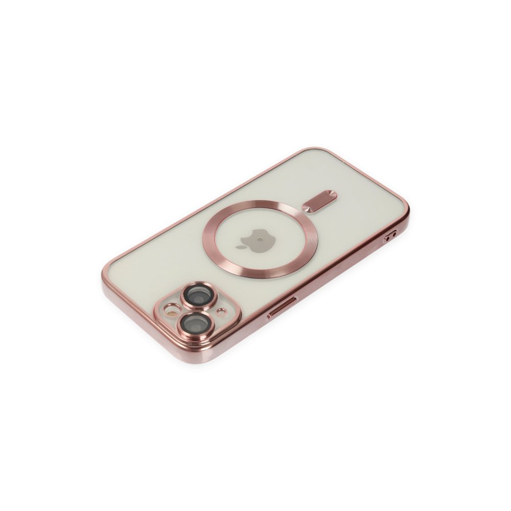 Newface iPhone 14 Plus Kılıf Kross Magneticsafe Kapak - Rose