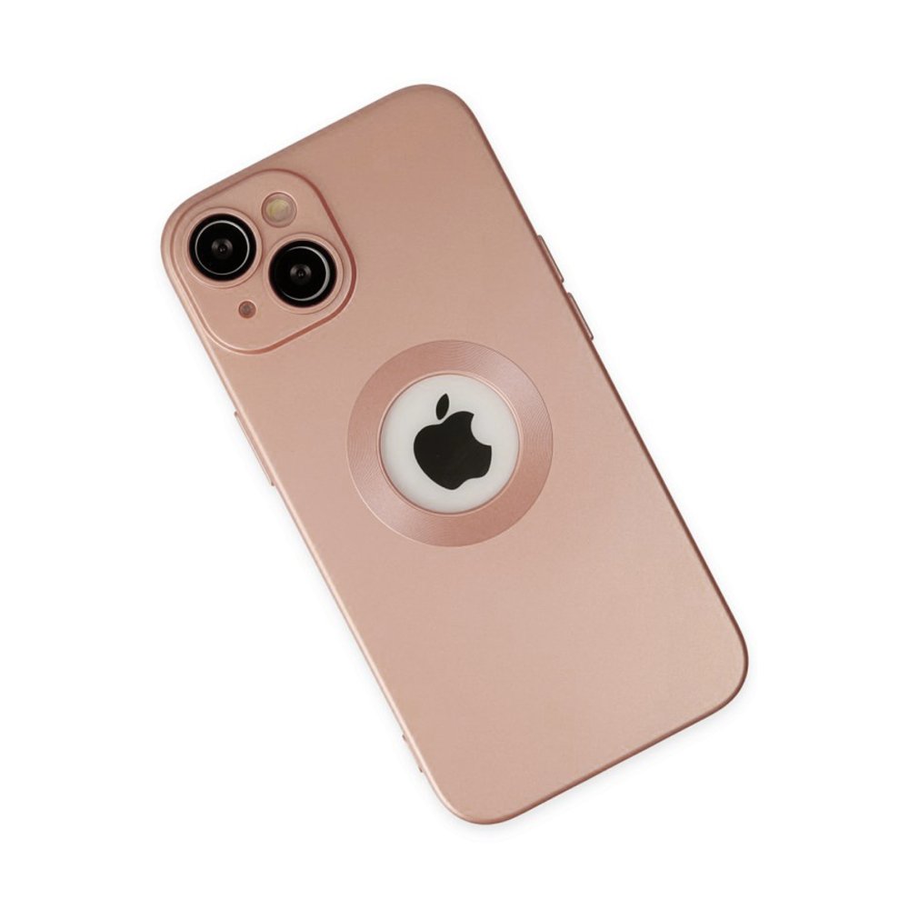 Newface iPhone 14 Plus Kılıf Vamos Lens Silikon - Rose Gold