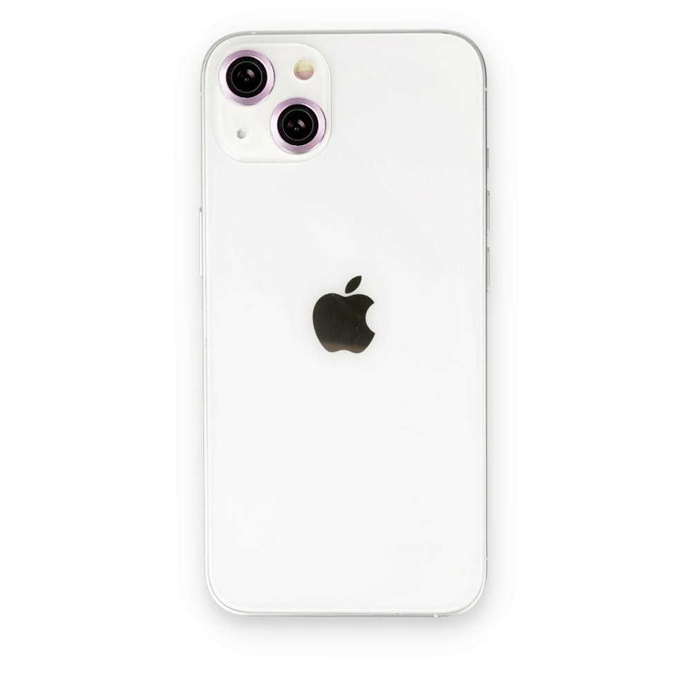 Newface iPhone 14 Plus Metal Kamera Lens - Mor