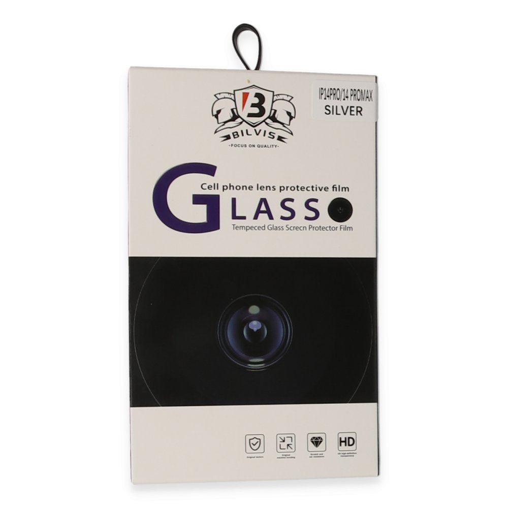 Newface iPhone 14 Pro Bilvis Titan Kamera Lens - Gümüş