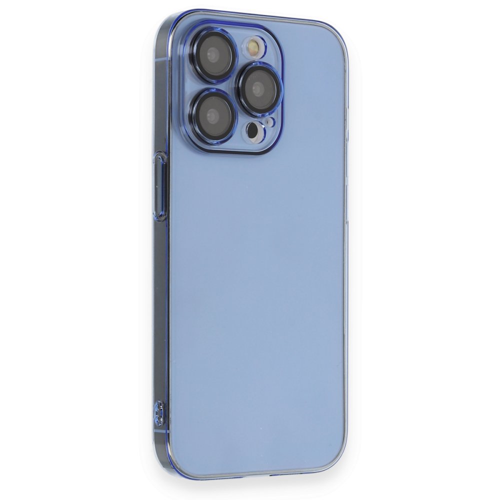 Newface iPhone 14 Pro Kılıf Armada Lensli Kapak - Sierra Blue