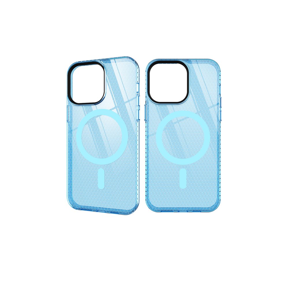 Newface iPhone 14 Pro Kılıf Beta Magneticsafe Silikon - Mavi