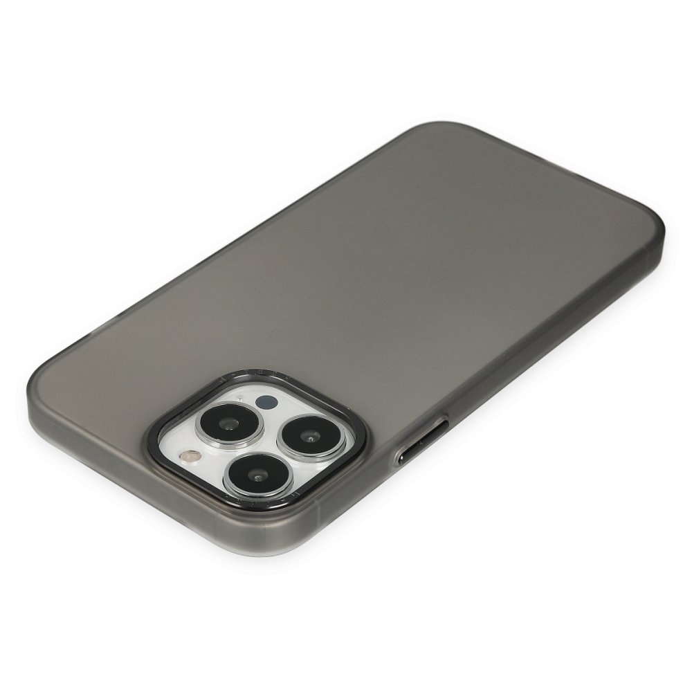 Newface iPhone 14 Pro Kılıf Modos Metal Kapak - Siyah