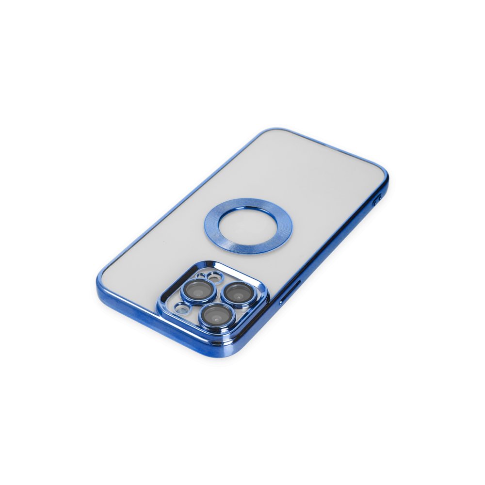 Newface iPhone 14 Pro Kılıf Slot Silikon - Mavi