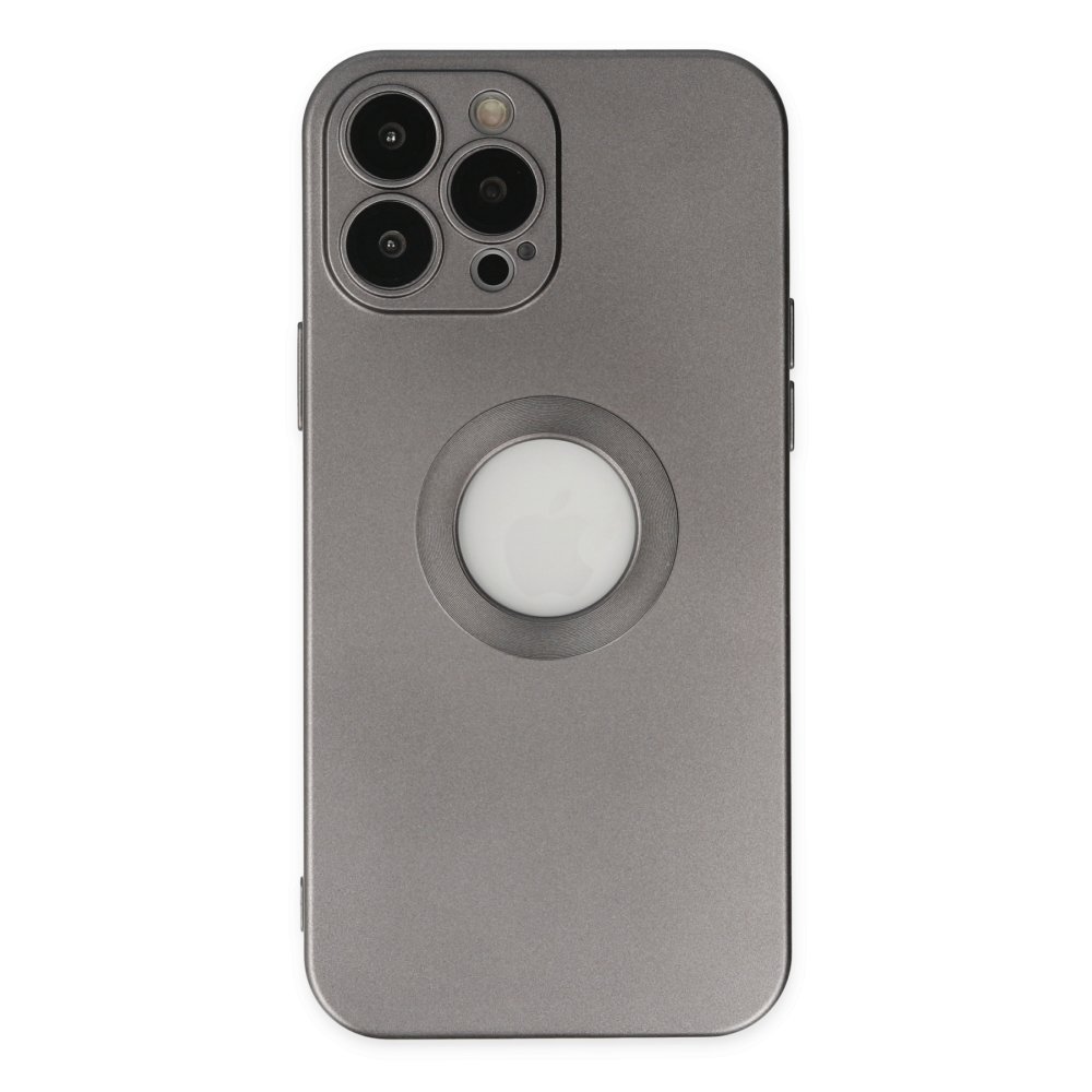 Newface iPhone 14 Pro Kılıf Vamos Lens Silikon - Gri