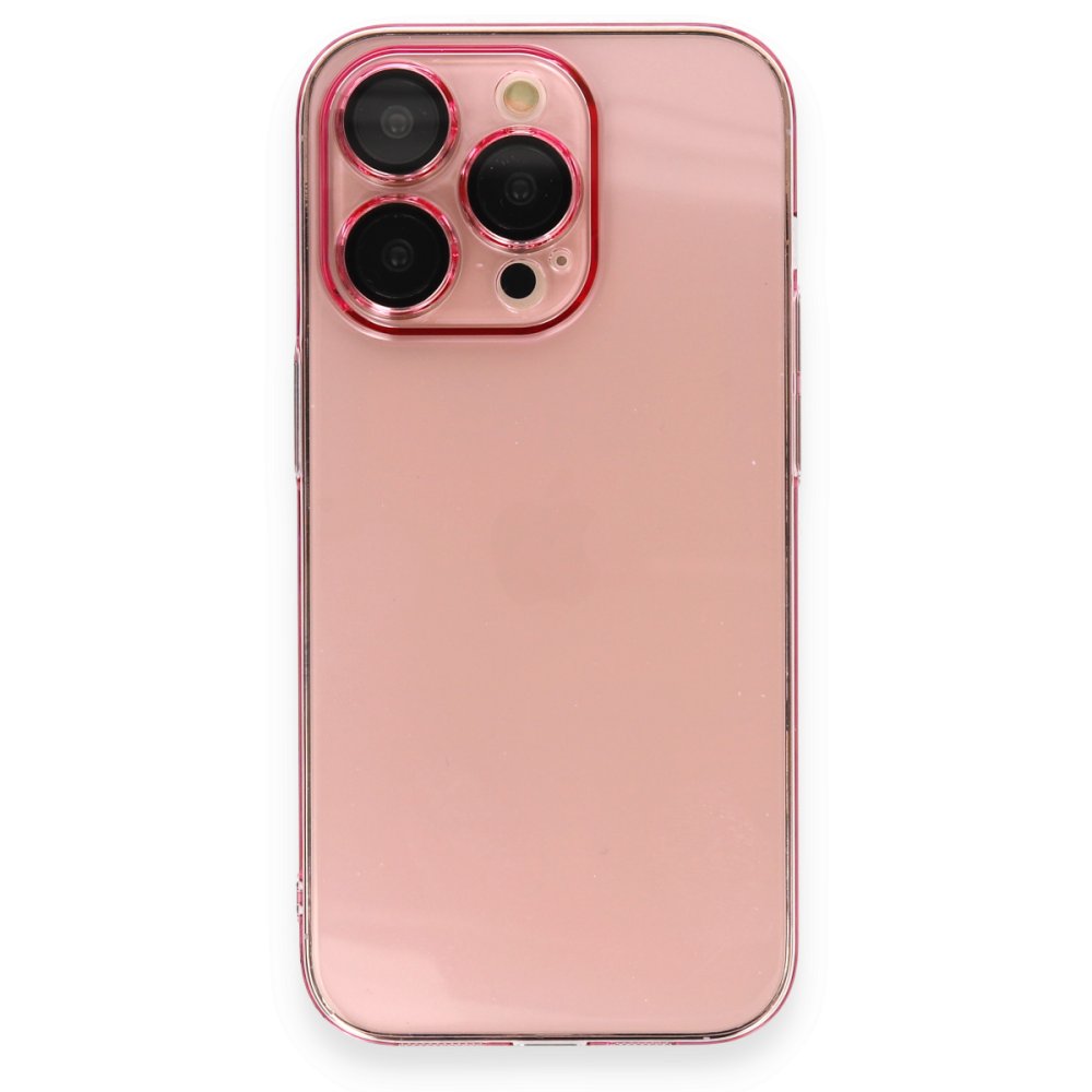 Newface iPhone 14 Pro Max Kılıf Armada Lensli Kapak - Rose Gold