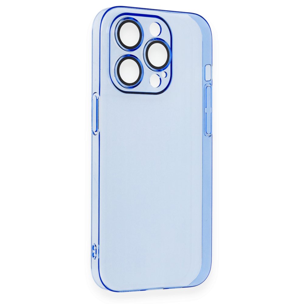 Newface iPhone 14 Pro Max Kılıf Armada Lensli Kapak - Sierra Blue