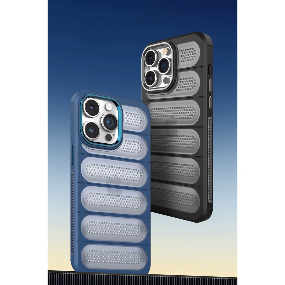 Newface iPhone 15 Kılıf Airmax Silikon Kapak - Lacivert