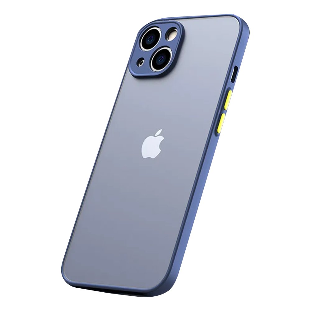 Newface iPhone 15 Kılıf Montreal Silikon Kapak - Lacivert