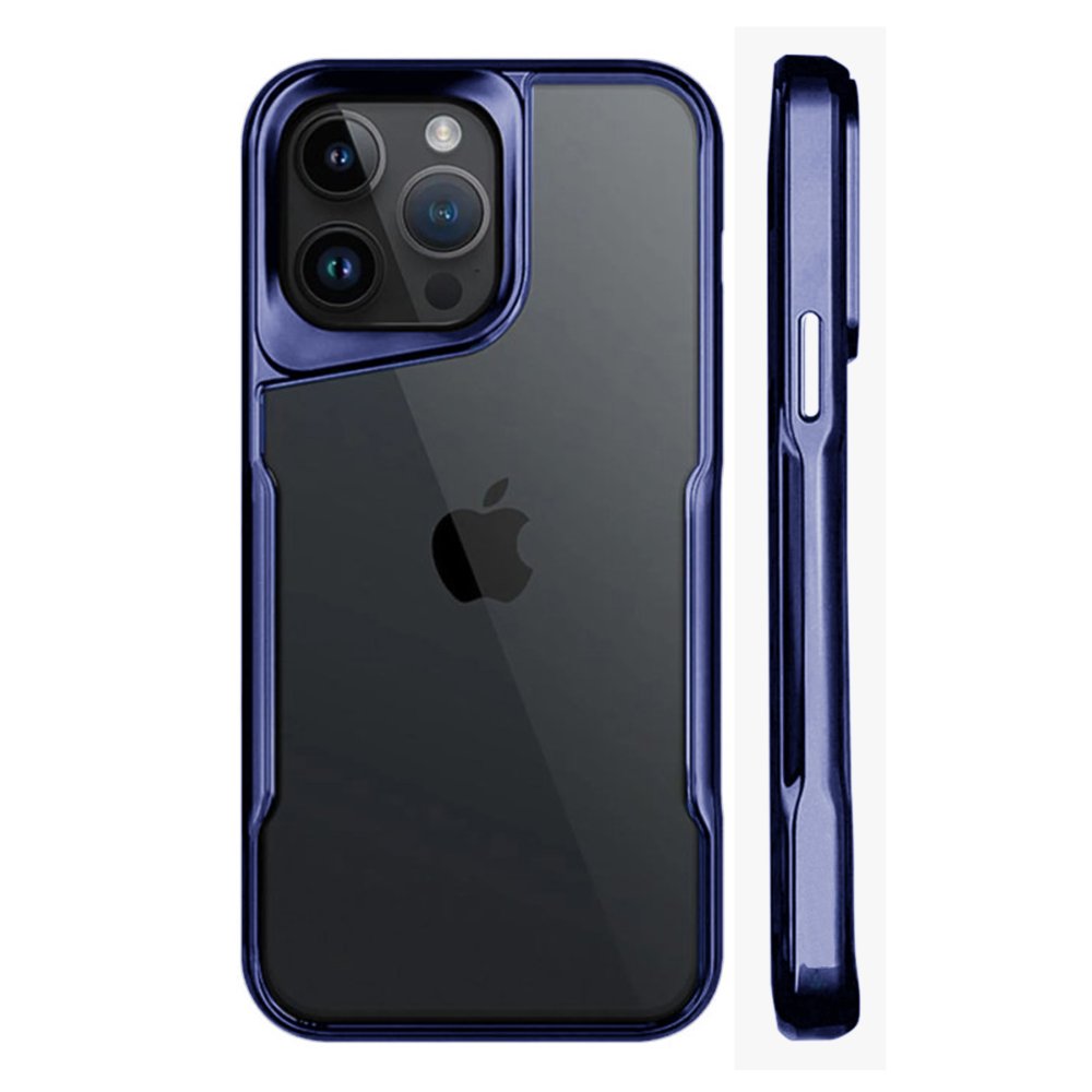 Newface iPhone 15 Pro Kılıf Boyi Silikon Kapak - Lacivert