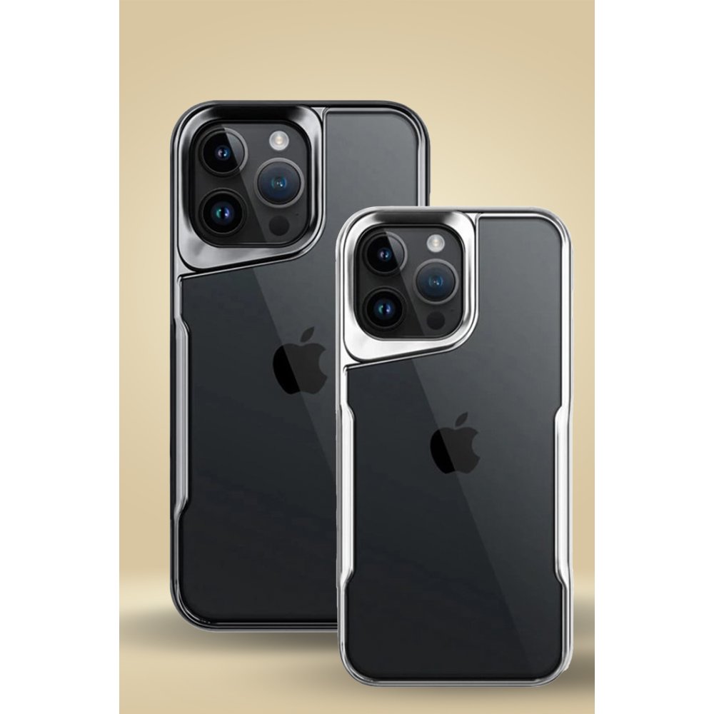 Newface iPhone 15 Pro Kılıf Boyi Silikon Kapak - Siyah