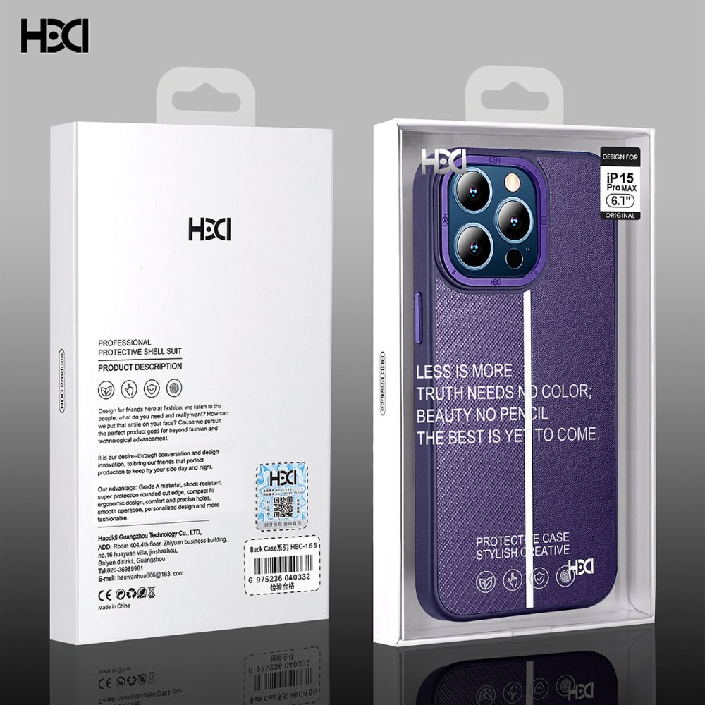 HDD iPhone 15 Pro Kılıf HBC-155 Lizbon Kapak - Lacivert