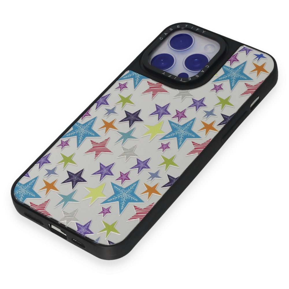 Newface iPhone 15 Pro Kılıf Mirror Desenli Kapak - Mirror - 18