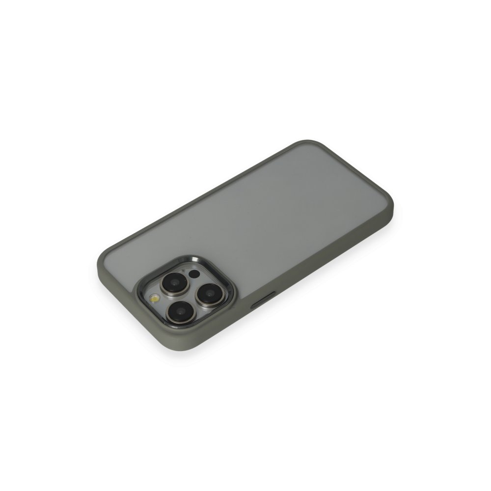 Newface iPhone 15 Pro Kılıf Power Silikon - Titan Gri