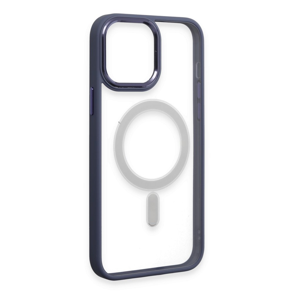 Newface iPhone 15 Pro Kılıf Room Magneticsafe Silikon - Sierra Blue