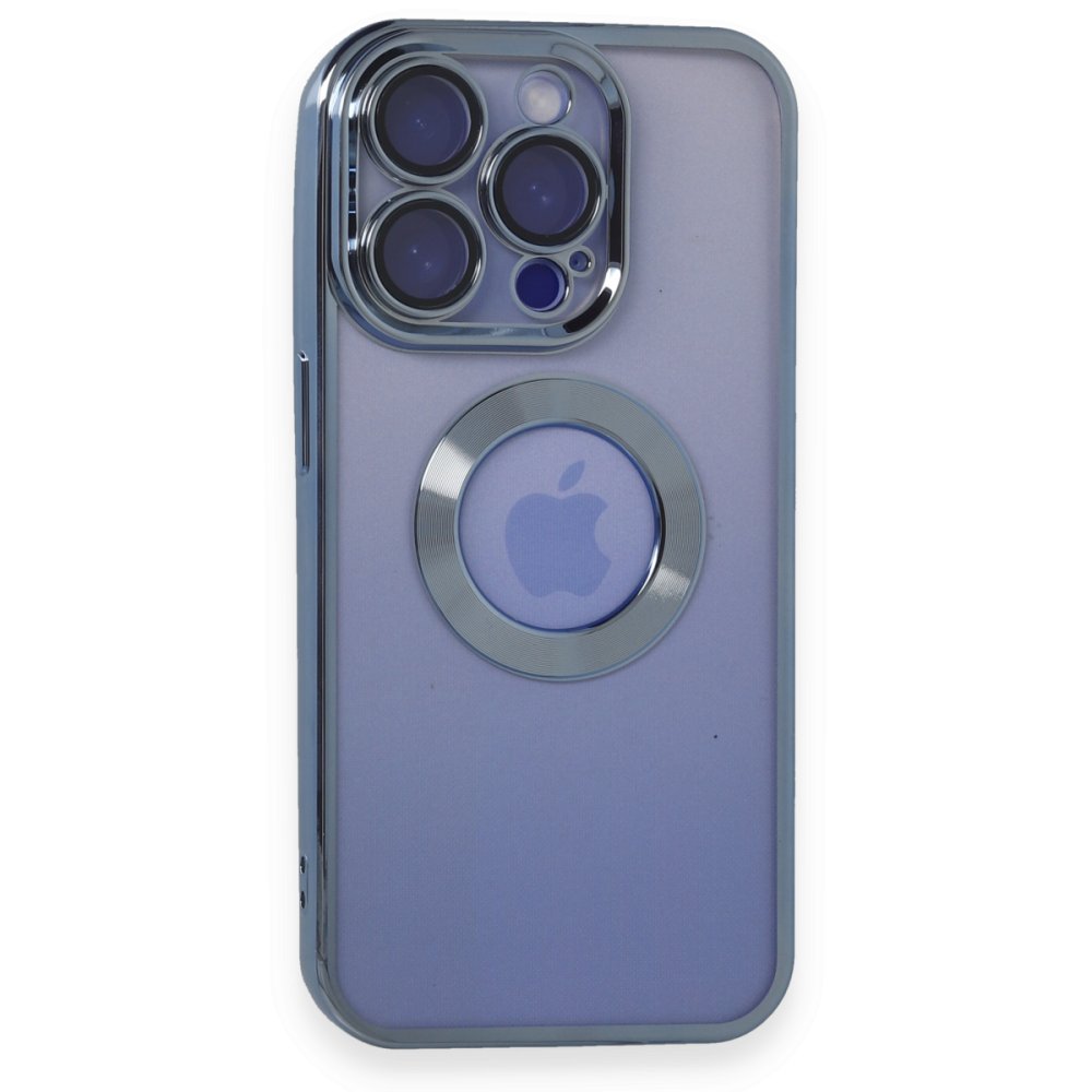 Newface iPhone 15 Pro Kılıf Slot Silikon - Sierra Blue