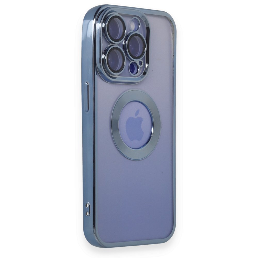 Newface iPhone 15 Pro Kılıf Slot Silikon - Sierra Blue