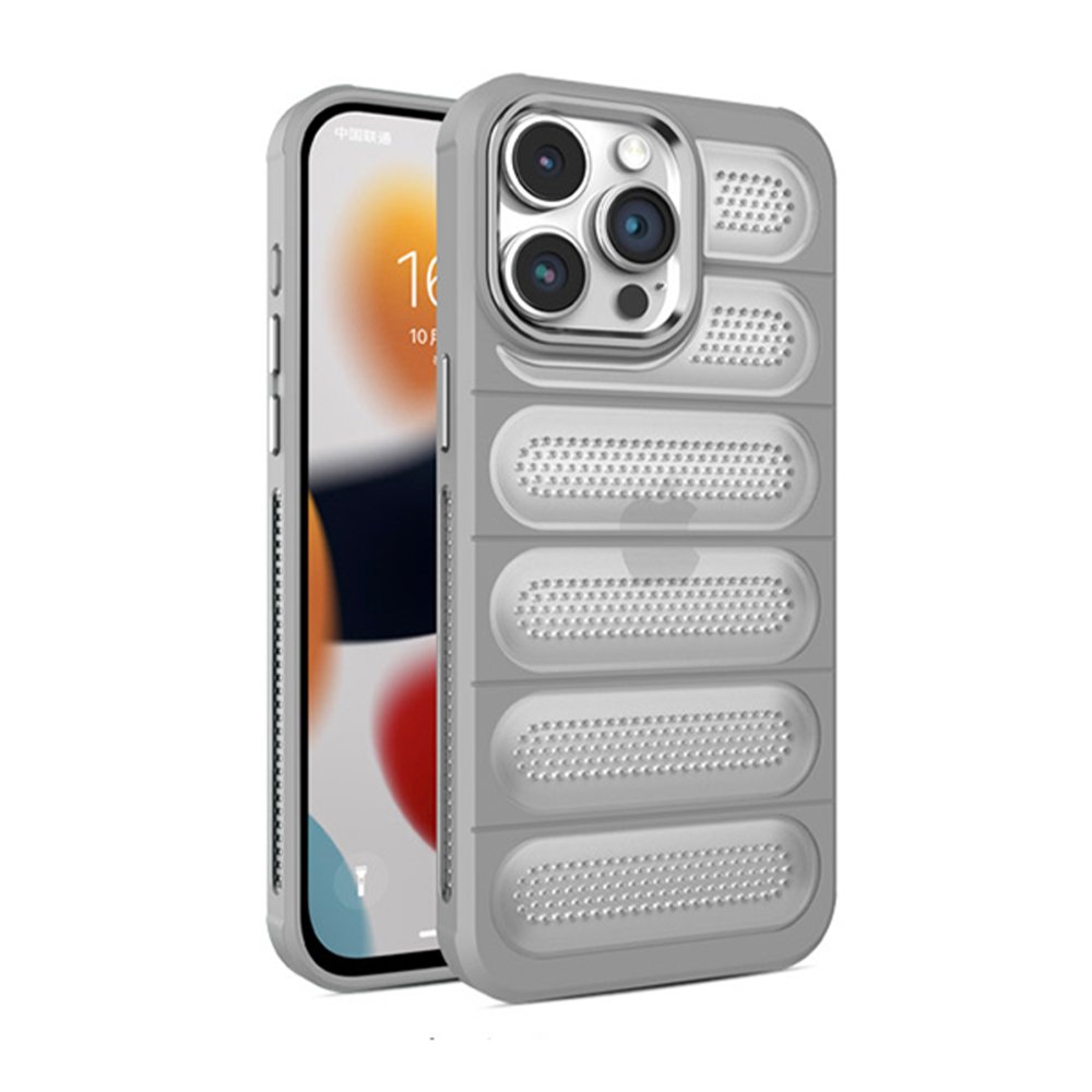 Newface iPhone 15 Pro Max Kılıf Airmax Silikon Kapak - Titan Gri