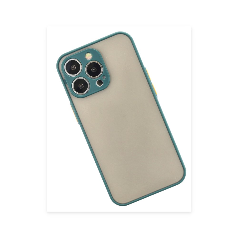 Newface iPhone 15 Pro Max Kılıf Montreal Silikon Kapak - Yeşil