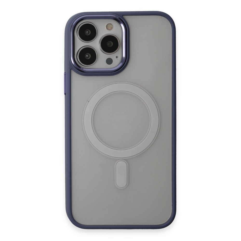 Newface iPhone 15 Pro Max Kılıf Room Magneticsafe Silikon - Sierra Blue