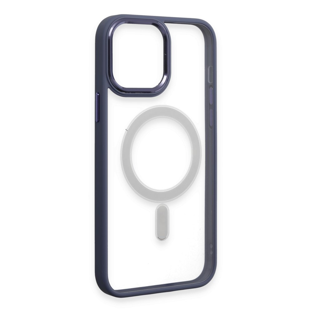 Newface iPhone 15 Pro Max Kılıf Room Magneticsafe Silikon - Sierra Blue