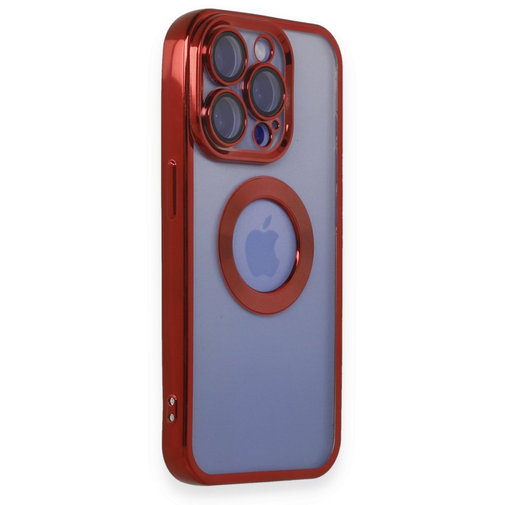 Newface iPhone 15 Pro Max Kılıf Slot Silikon - Kırmızı