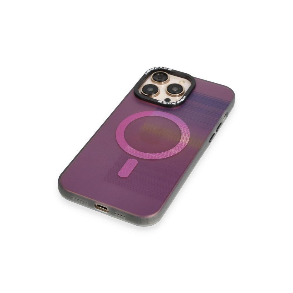 Newface iPhone 15 Pro Max Kılıf Venüs Magneticsafe Desenli Kapak - Venüs - 9