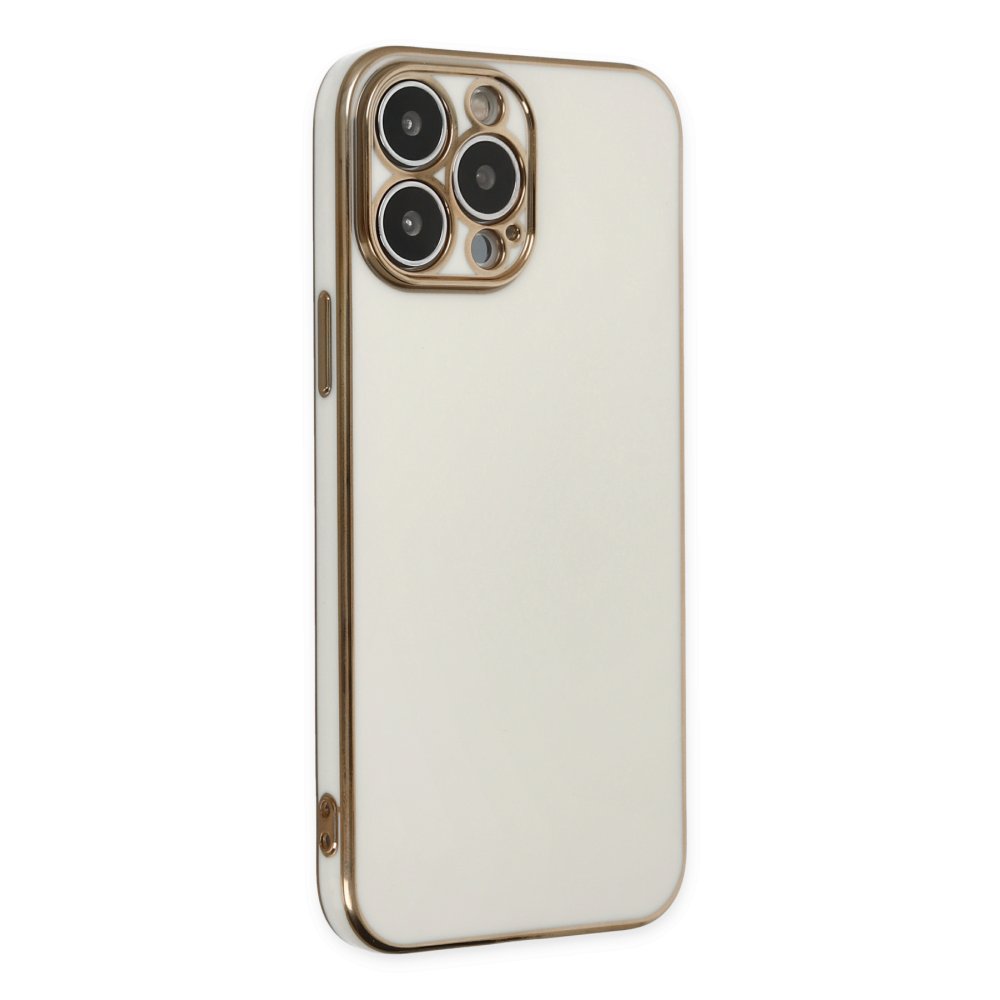 Newface iPhone 15 Pro Max Kılıf Volet Silikon - Beyaz