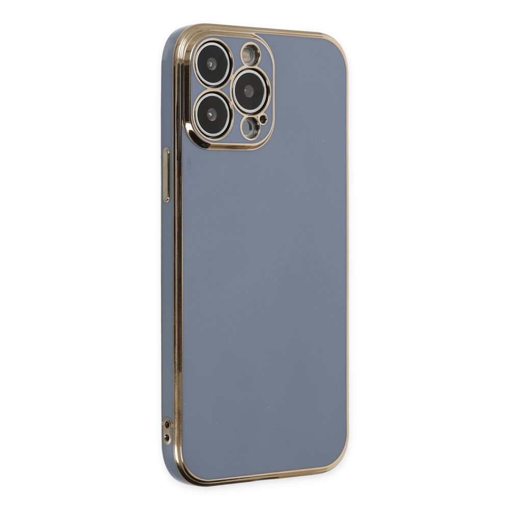 Newface iPhone 15 Pro Max Kılıf Volet Silikon - Mavi