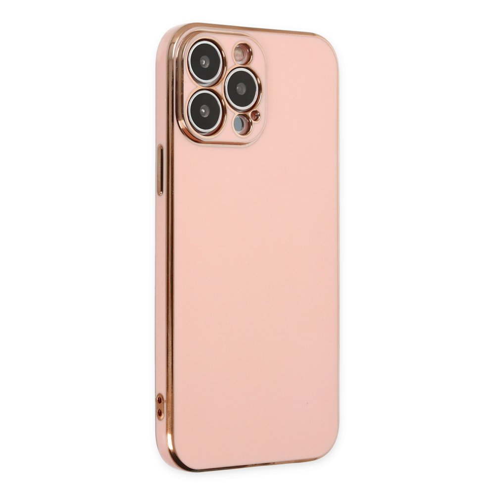 Newface iPhone 15 Pro Max Kılıf Volet Silikon - Pembe