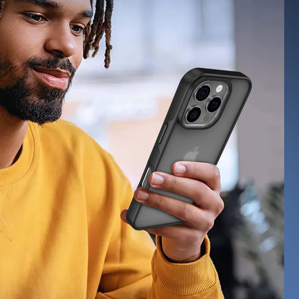 Newface iPhone 16 Pro Kılıf Elegant Kapak - Açık Mavi