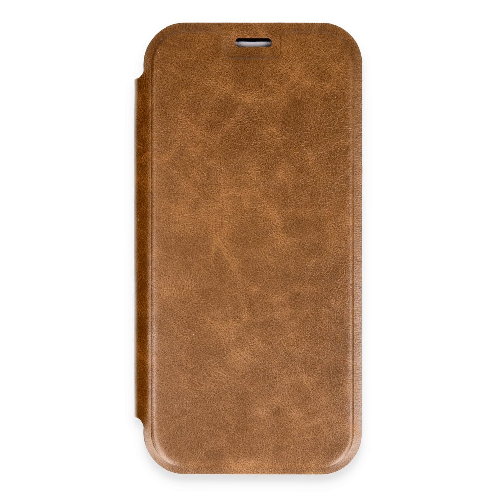 Newface iPhone 16 Pro Kılıf Flip Cover - Taba