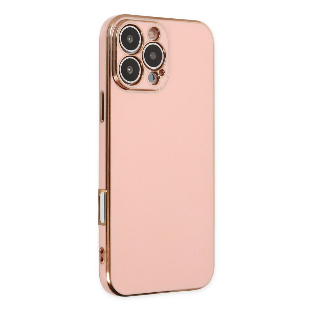 Newface iPhone 16 Pro Kılıf Volet Silikon - Pembe