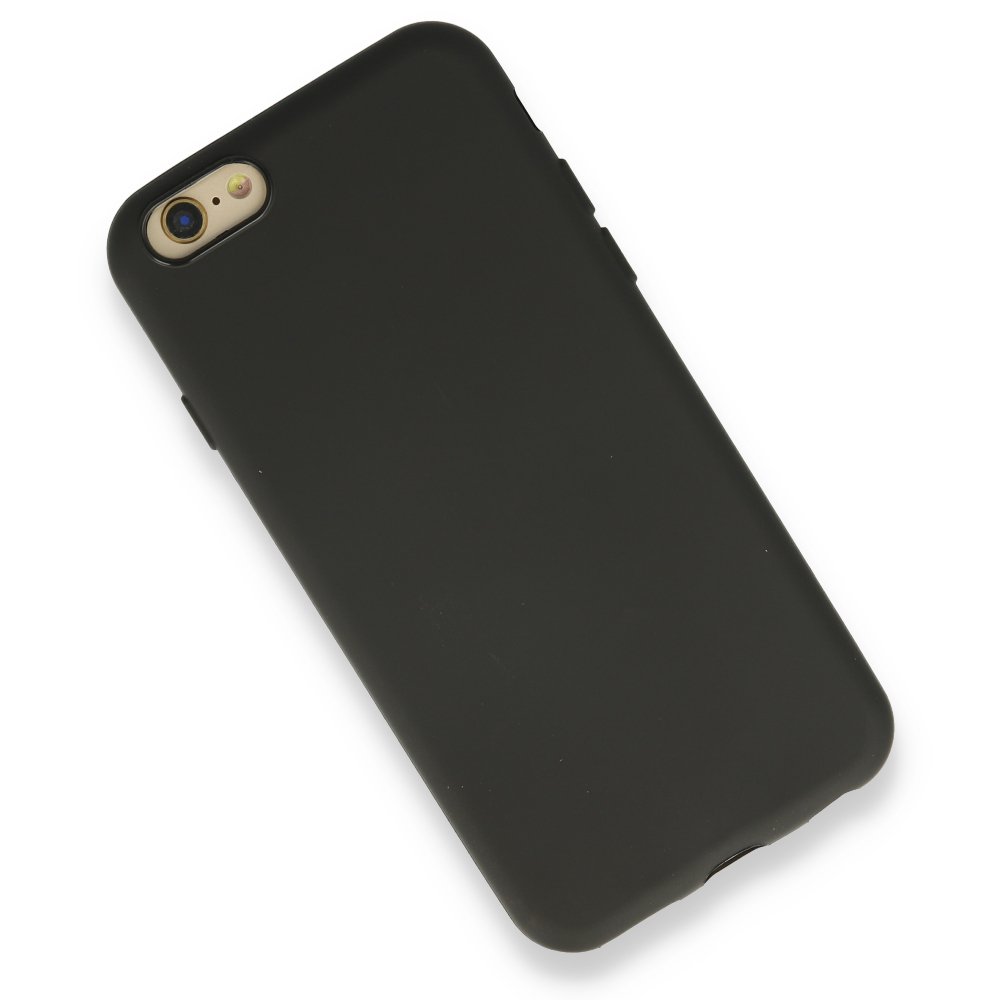 Newface iPhone 6 Kılıf First Silikon - Siyah