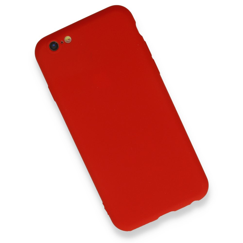 Newface iPhone 6 Kılıf First Silikon - Kırmızı