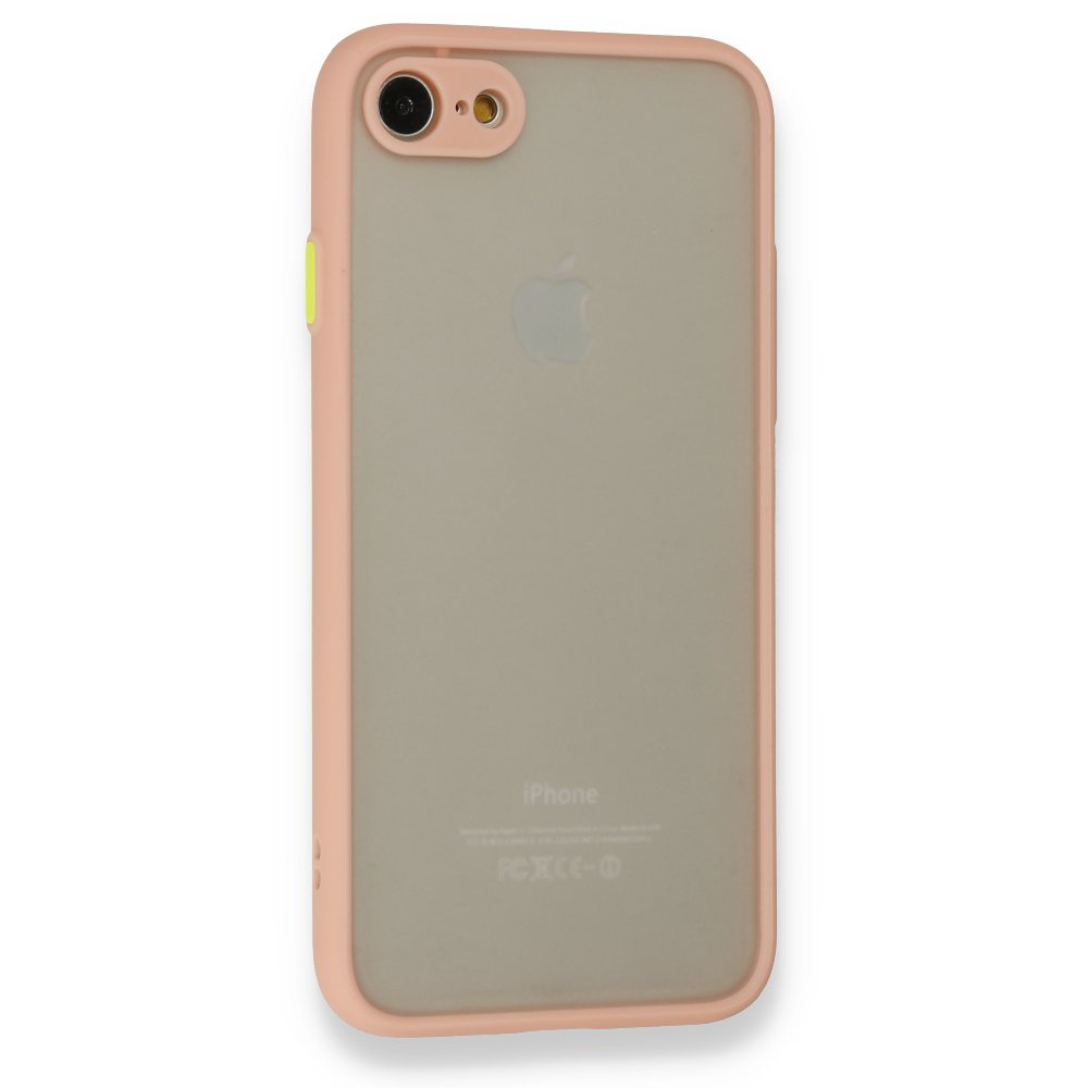 Newface iPhone 7 Kılıf Montreal Silikon Kapak - Pembe