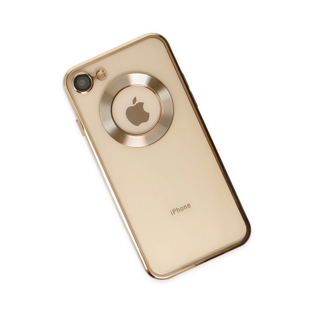 Newface iPhone 7 Kılıf Slot Silikon - Gold