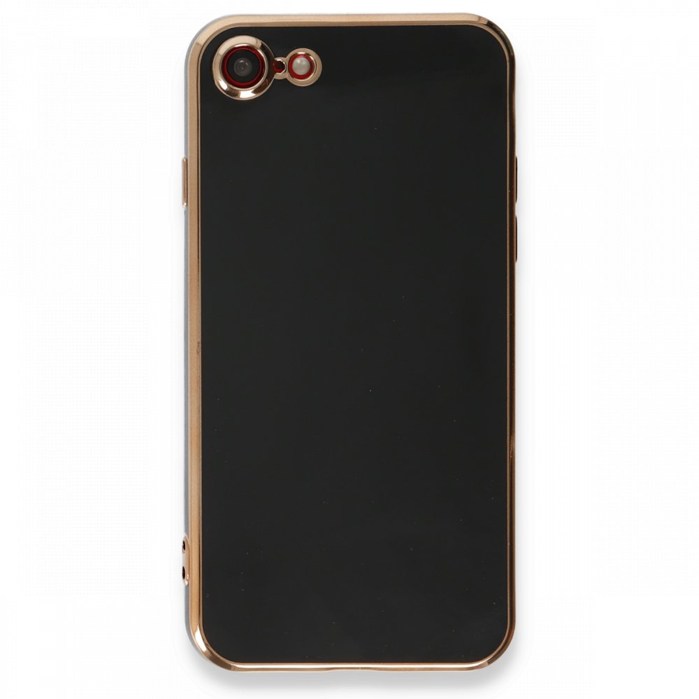 Newface iPhone 7 Kılıf Volet Silikon - Siyah