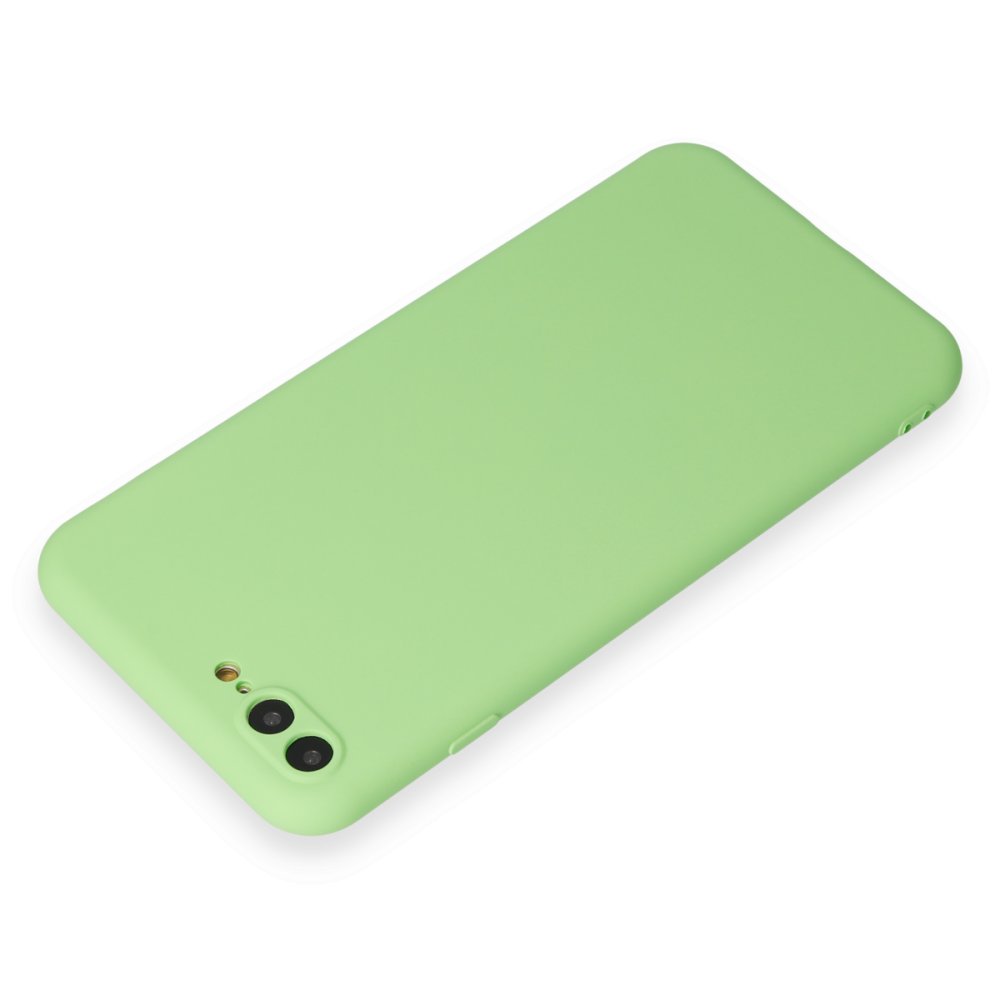 Newface iPhone 7 Plus Kılıf First Silikon - Açık Yeşil