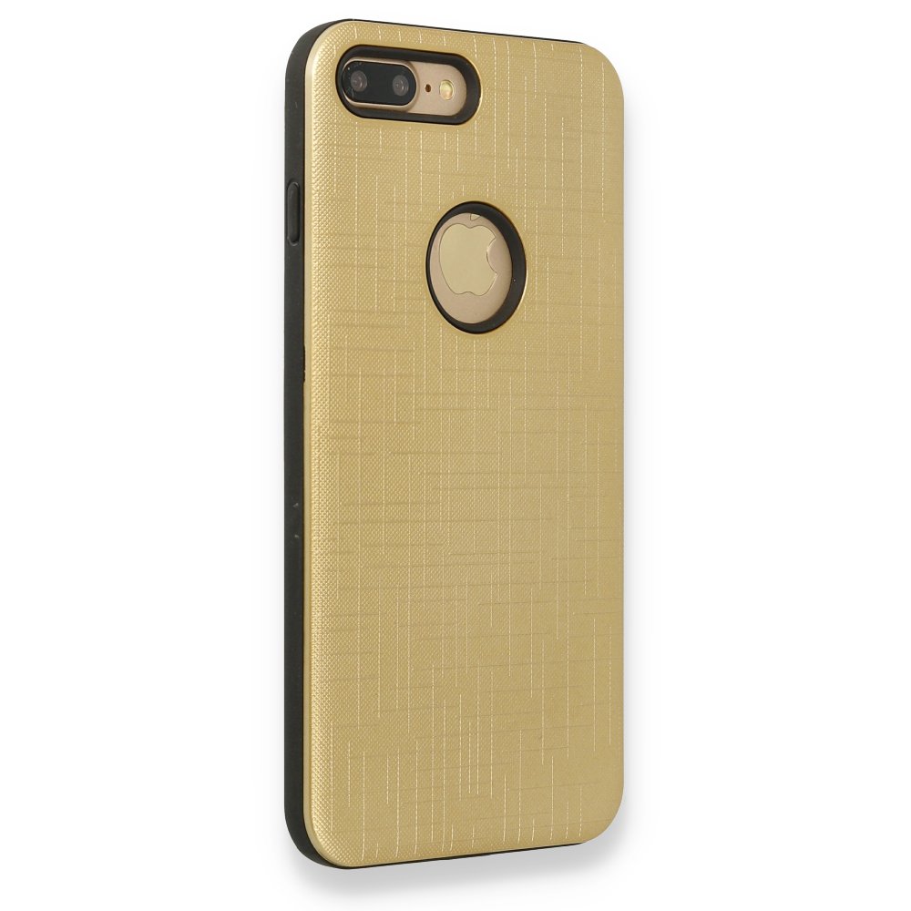 Newface iPhone 8 Plus Kılıf YouYou Silikon Kapak - Gold