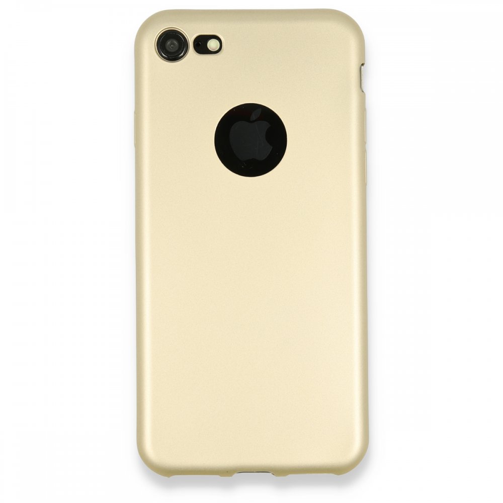 Newface iPhone 7 Kılıf First Silikon - Gold