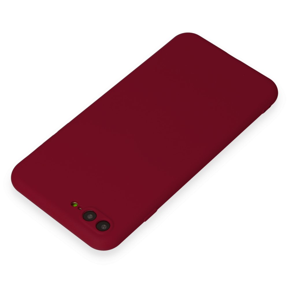 Newface iPhone 8 Plus Kılıf First Silikon - Bordo