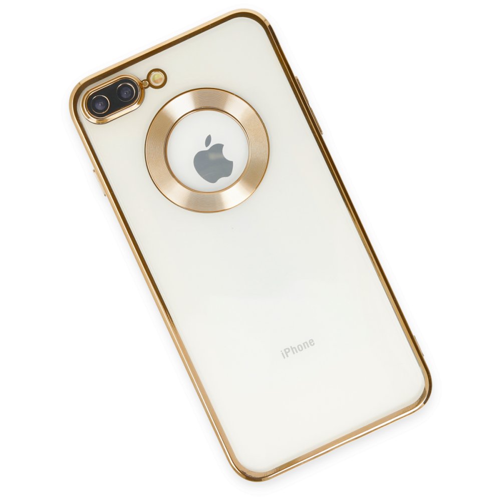 Newface iPhone 8 Plus Kılıf Slot Silikon - Gold