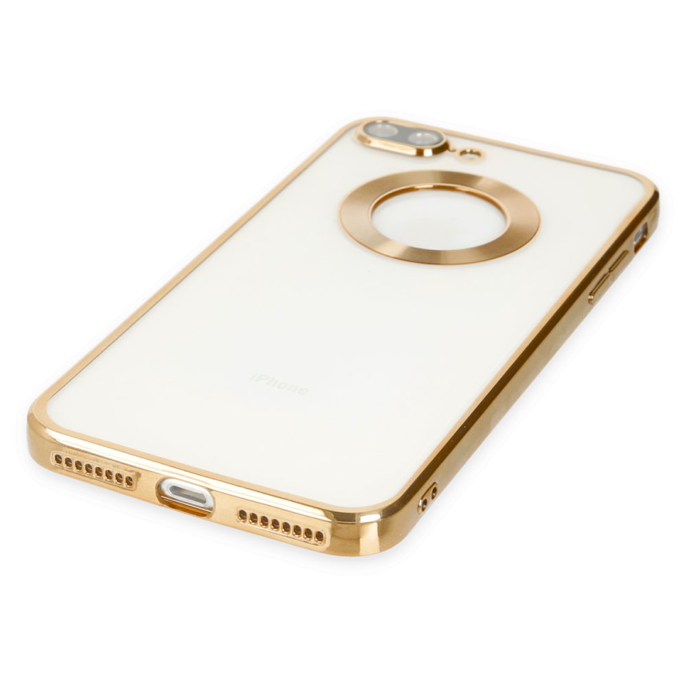 Newface iPhone 8 Plus Kılıf Slot Silikon - Gold