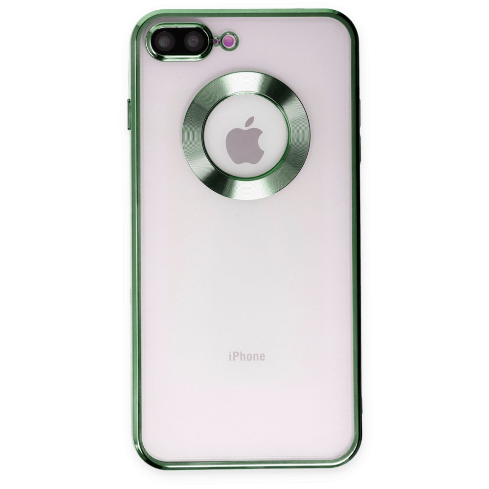 Newface iPhone 8 Plus Kılıf Slot Silikon - Köknar Yeşili